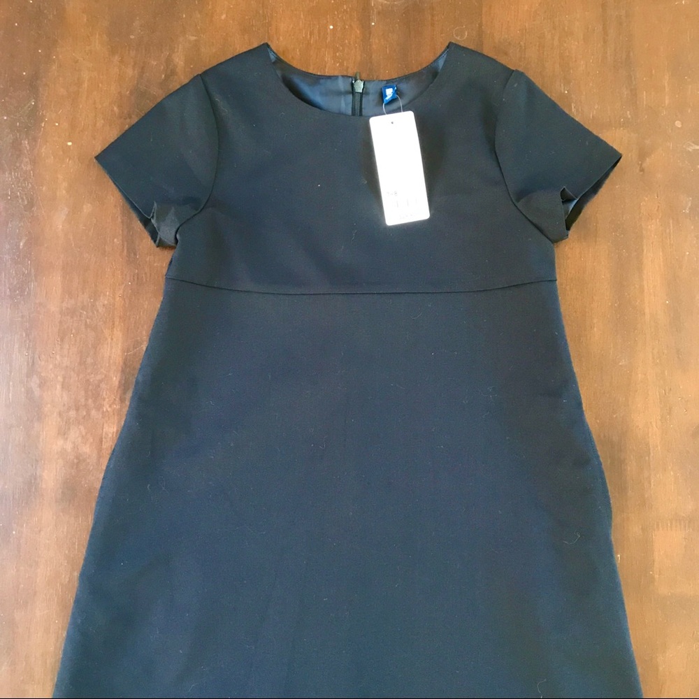 New girls navy dress